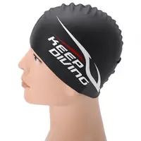 5Colors Adult Kid Unisex Elastic Silicone Swimming Swimwear Bathing Cap Waterproof Swim Hat 1