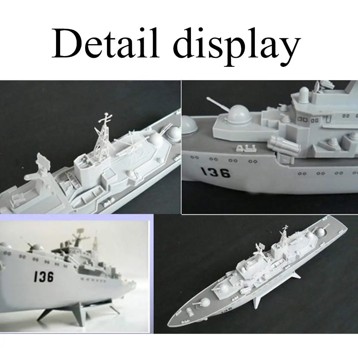 1: 480 Масштаб Модель корабля пластиковый Разрушитель корабль лодка Электрический парусник детская игрушка подарок с DIY корабль сборки модели наборы 130 мотор