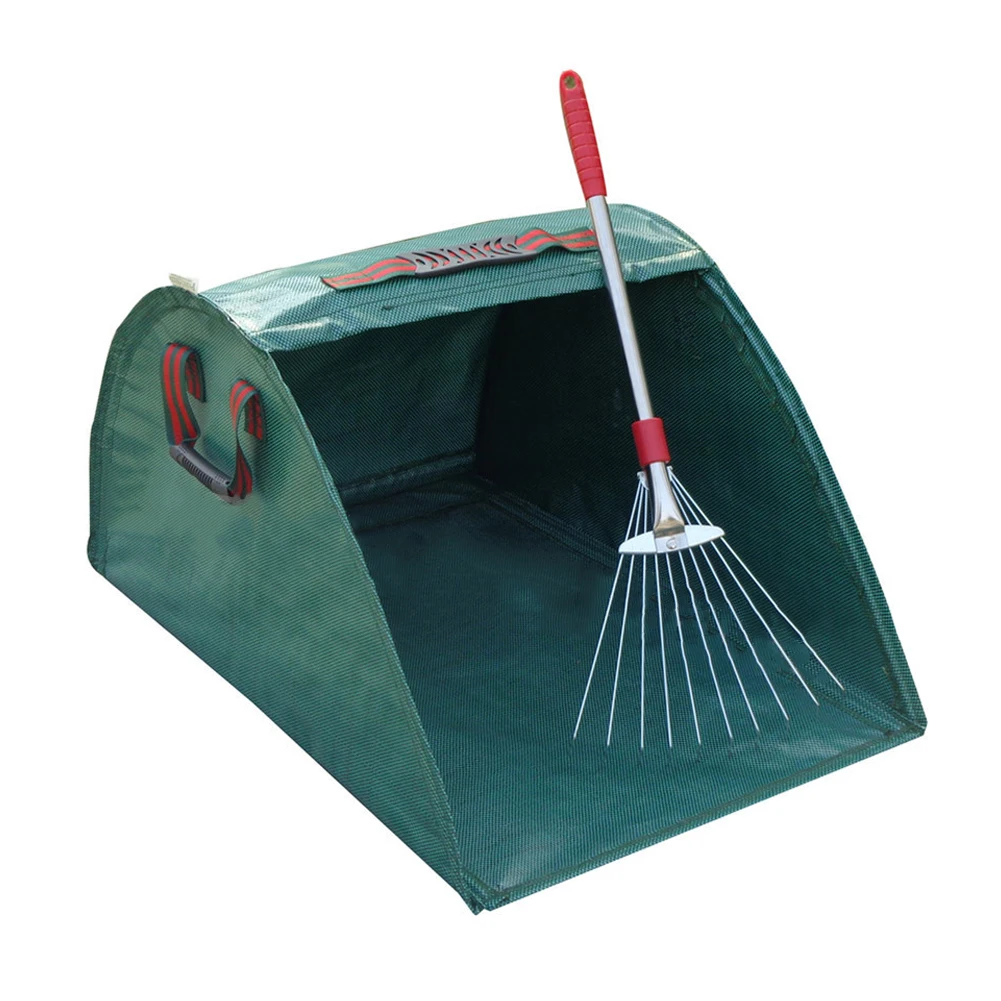

Landscape Rake Fallen Leaves Lawn Reusable Cleaning Yard Outdoor Weeds Foldable Collecting Broom Garden Tools Dustpan
