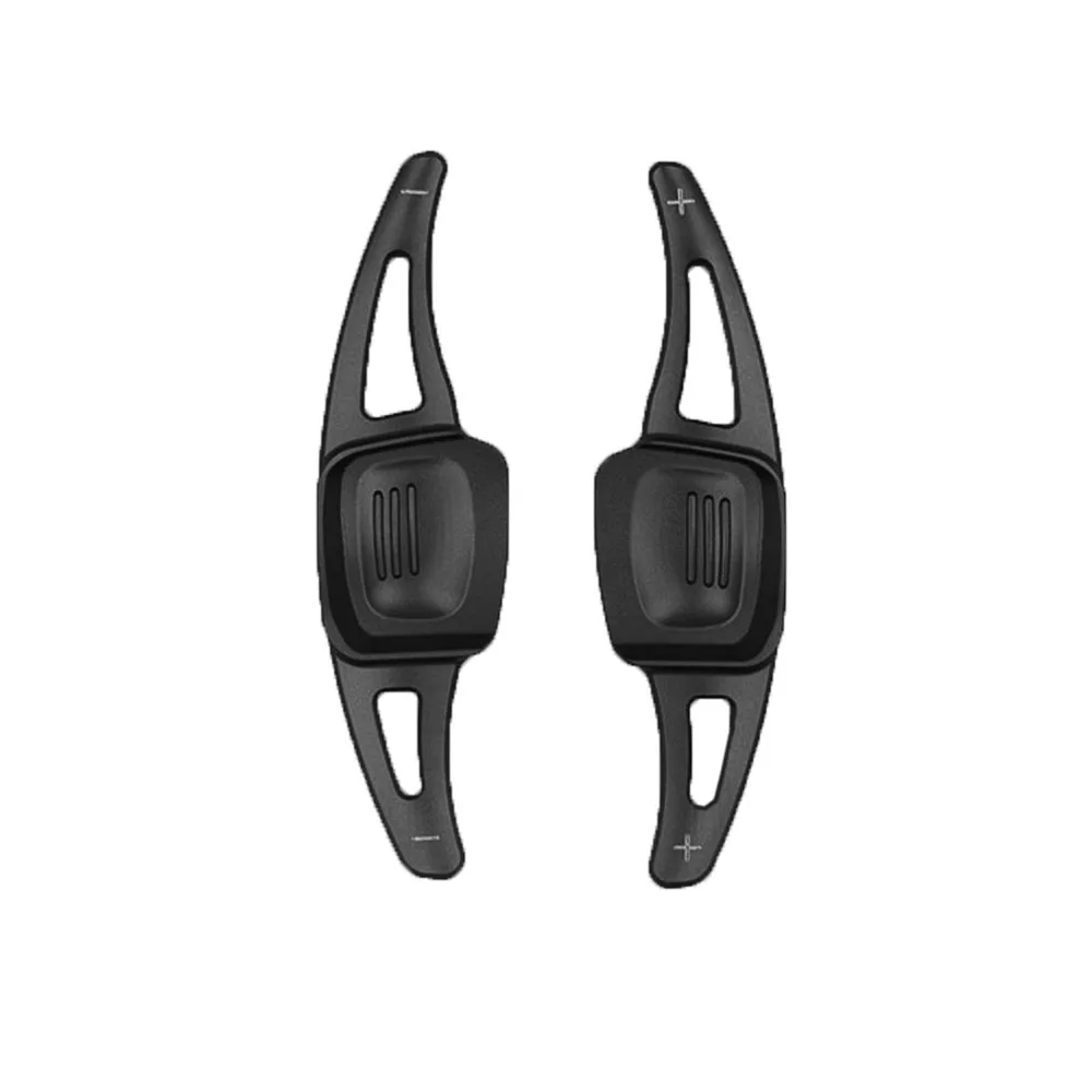 Подходит для VW TiguanCar рулевое колесо сдвиг весло переключения накладка DSG - Название цвета: Черный