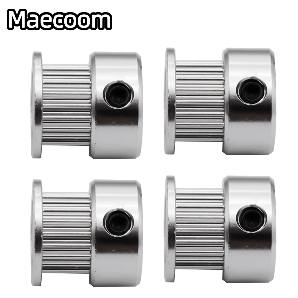 3D Printer Parts GT2 Timing Pulley 16 Tooth 2GT 20 Teeth Aluminum Bore 5mm 8mm Synchronous Wheels Gear Part Width 6mm 10mm 5pcs