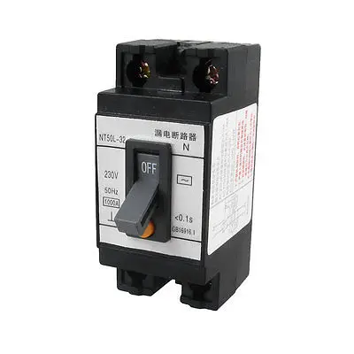 

AC 230V 1000A Single Pole MCB Mini Circuit Breaker Black