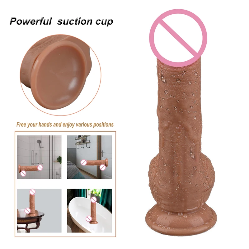 7/8 inches silicone big suction cup dildo strapon realistic vibrator dildos dick Phallus faloimitator adult sex toys for woman