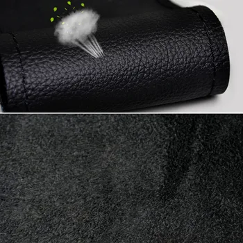 

Car Cover 38cm Steering Leather DIY Universal Professional Cowhide Hand