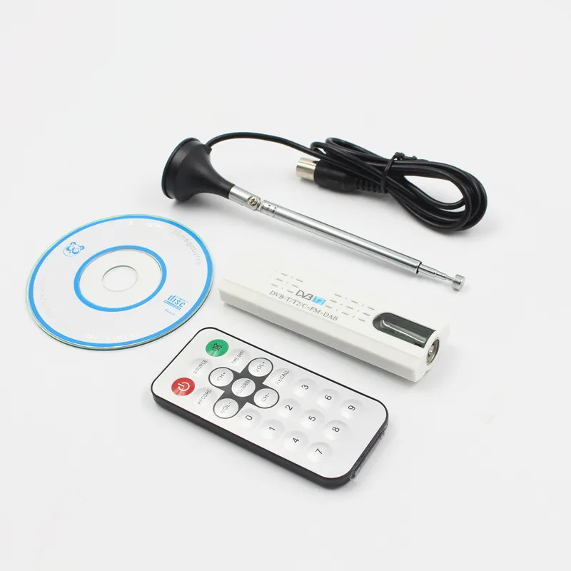 Цифровая антенна USB 2,0 HD ТВ удаленный тюнер рекордер и приемник для DVB-T2/DVB-T/DVB-C/FM/DAB для ноутбука