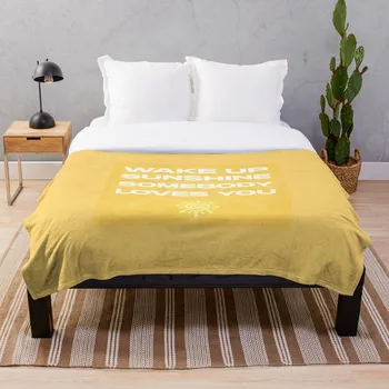 

All Time Low Wake up Sunshine Throw Blanket Soft Sherpa Blanket Bed Sheet Single Knee Blanket Office Nap Blanket
