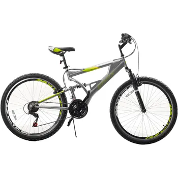 

26 Inch Mountain Bike with Full Suspension 21-Speed Aluminum Frame Bicycle Alloy Suspension Bike for women men