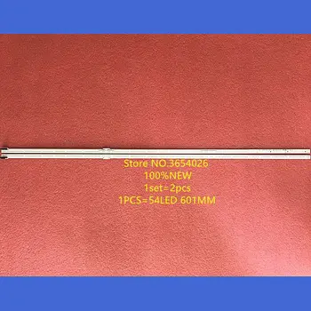 

2 PCS/set 601mm 54LED backlight strip for LG 55UJ6540 LGE_17Y 55UJ65 1907 54LED-L-TYPE-REV0.9 55UJ701V 55uj651 HC550EGG