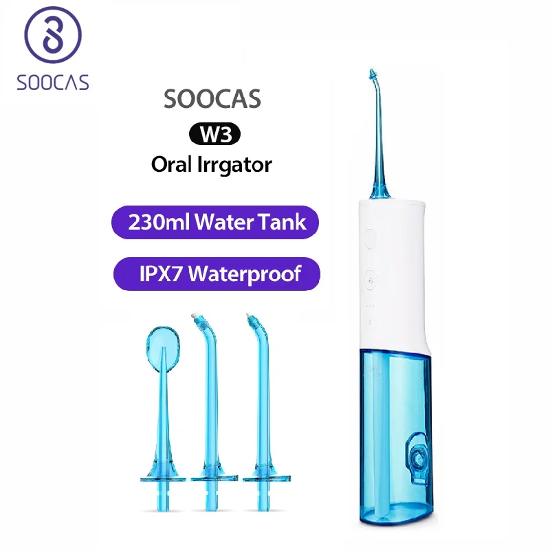 Ирригатор для полости рта SOOCAS W3 портативный ирригатор чистки зубов|Ирригаторы