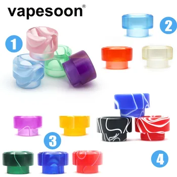 

75pcs Vapesoon 810 Drip Tip Wide Bore Mouthpiece For Kennedy24 Battle Goon 528-A RDA Manta RTA Reload Atomizers tank drip tips