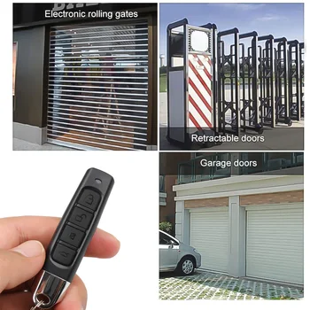 

433MHZ Car Alarm Garage Door Remote Control Duplicator Clone Roll Code Scanner