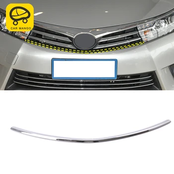 

CarManGo for Toyota Corolla 2014-2018 Car Styling Middle Net Grills Grille Cover Chrome Frame Sticker Trim Exterior Accessories