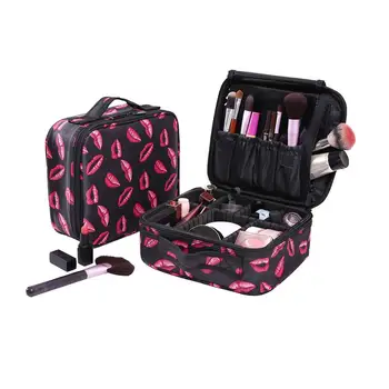 

Professional Makeup Brush Organizer Bag Portable Travel Cosmetic Storage Bag Large Capacity Fashion Makeup Bag Tools