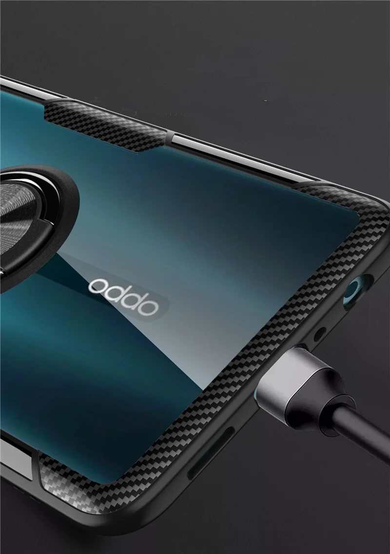 Прозрачный Акриловый чехол для телефона OPPO Reno, магнитный автомобильный держатель, задний чехол для OPPO Reno 10X Zoom F7 A3, противоударный чехол