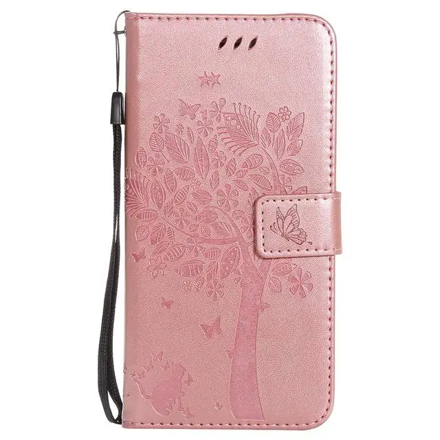 Rose Gold Кожаный чехол для телефона для huawei P8 P9 Lite P7 P10 P20 P30 Lite бумажник чехол для huawei Y3 Y5 Y6 Y7 Флип Стенд сумки - Цвет: Rose Gold