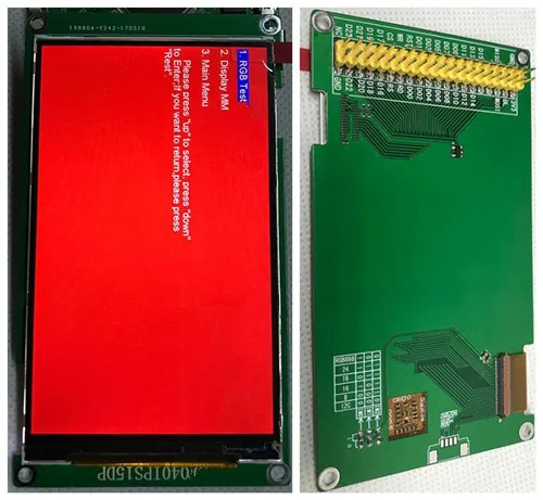 Ips 4,0 дюймов 16,7 M TFT lcd резистивный сенсорный экран с адаптером R61408 Привод IC 480*800