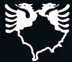 

Kosovo Map Albania Double-Headed Eagle Vinyl Sticker Car Window Decor Laptop Decals for Apple MacBook Pro / Air Decoration