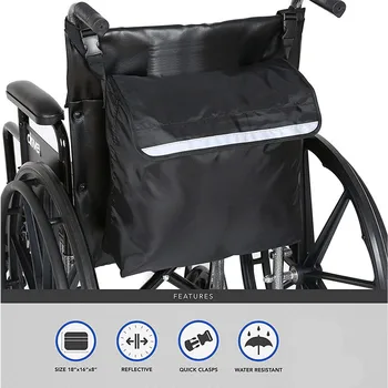 

Wheelchair Bag Shopping Mobility Storage Holdall Handle Scooter Walker Frame Storage Handbags Wheelchair Accessories