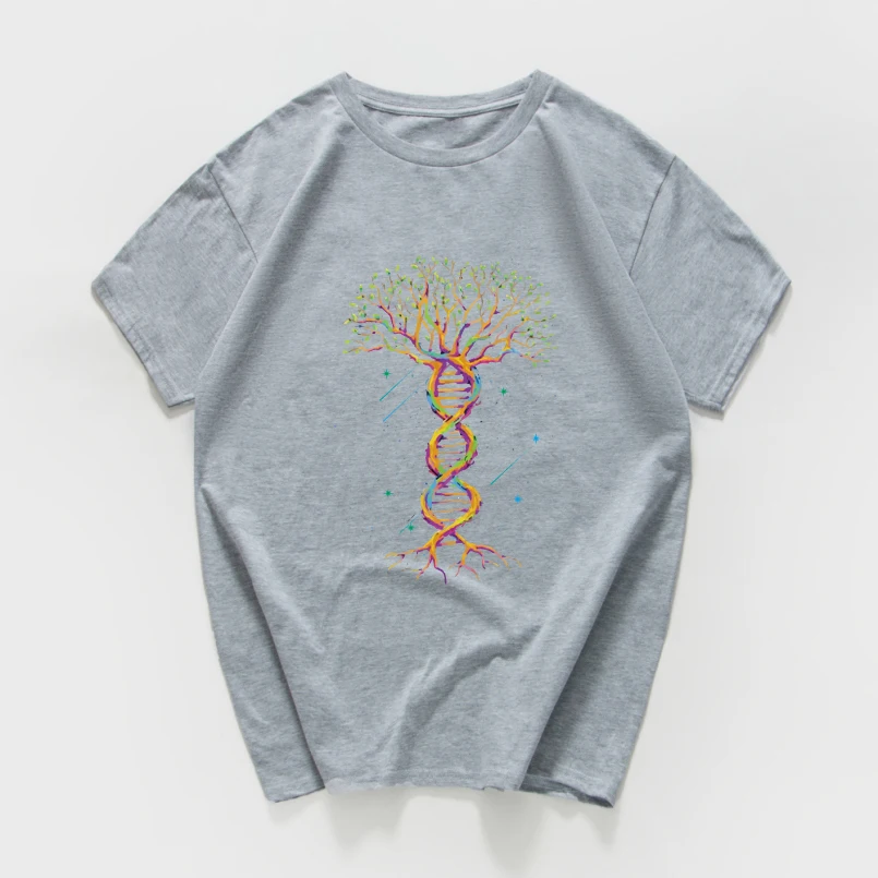 Geek Gene tree, новинка, саркастическая забавная футболка для мужчин, научная химия, биология, география, уличная футболка классная футболка, homme