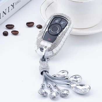 

Diamond Crystal Car Key Cover Case For Buick OPEL Astra Encore Envision New Lacrosse Smart Remote Protector Shell Accessories