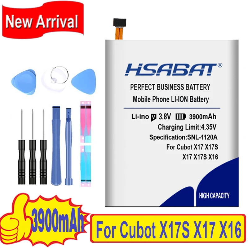 100% Оригинальный HSABAT 3900mAh аккумулятор для Cubot X17S X17 X16|Аккумуляторы мобильных