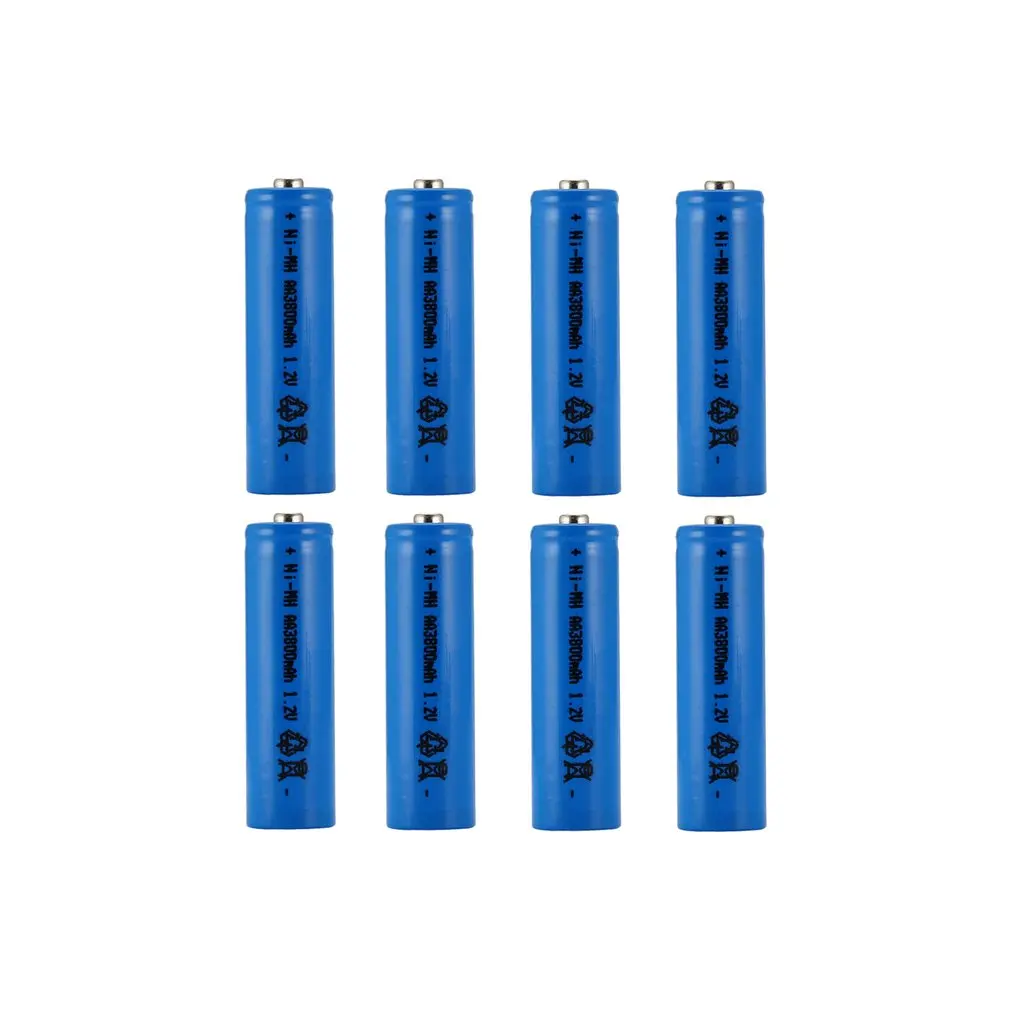 

8pc a lot Ni-MH 3000mAh AA Batteries 1.2V AA Rechargeable Battery NI-MH Neutral battery for Flashlight/Camera