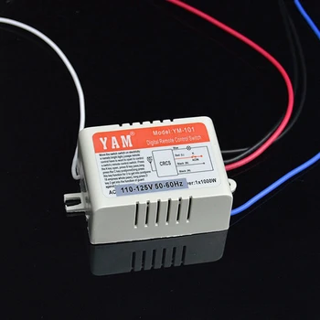 

Wireless 1Way ON/OFF Remote Control Switch 110V Anti-interference No Battery Handle Garage Door Electric Door