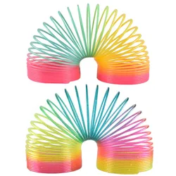 1 pçs cor mágica bounce brinquedos jogos de tabuleiro para crianças anti stress anel mágico primavera arco íris jogo de tabuleiro crianças criativo engraçado presentes