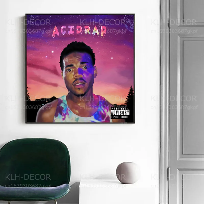 Постер рэпера S322 Chance 10 дней альбом музыки Acid Rap Обложка принты в стиле хип-хоп