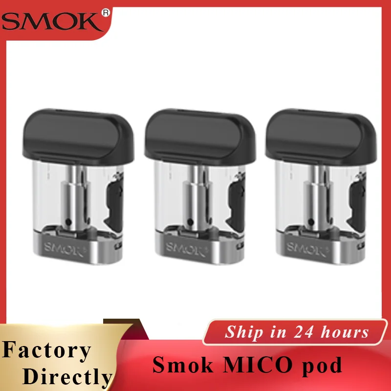Оригинальный набор для вейпа SMOK Mico pod емкость 1 7 мл с 0 8ом 0ом 4ом катушка