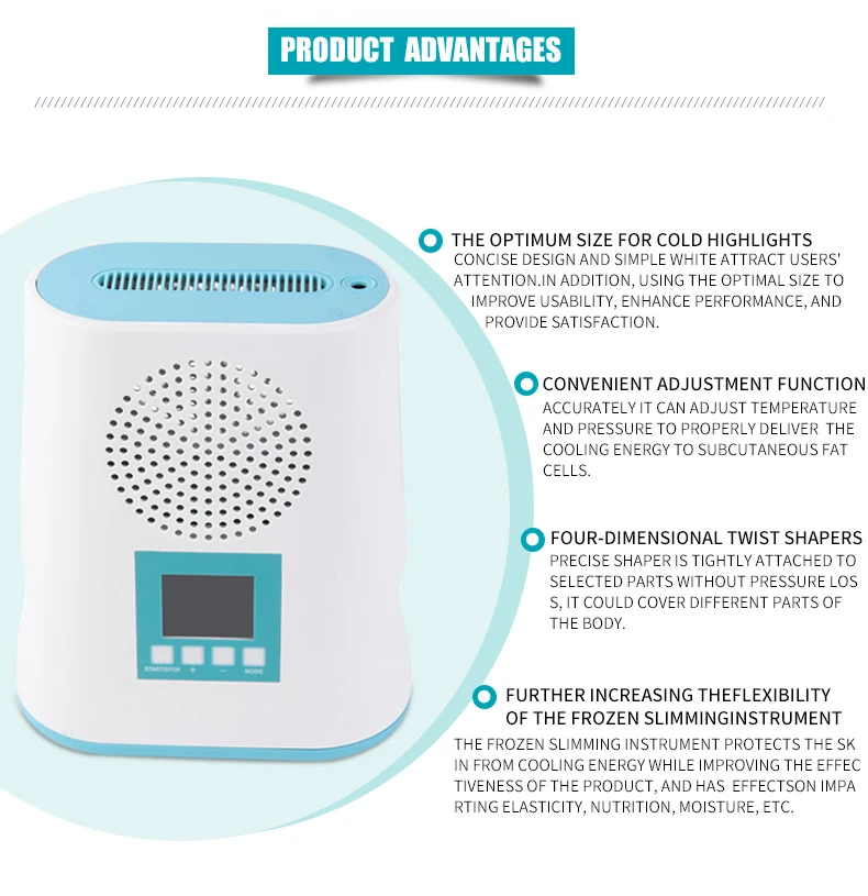 new fat freezing frozen anti-freeze body slimming machine