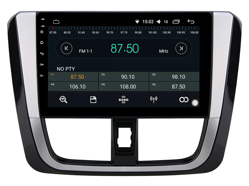 Автомобильный мультимедийный проигрыватель AVGOTOP Android 9,0 для TOYOTA YARIS 4 Гб ОЗУ 64 Гб флэш большой экран в автомобиле