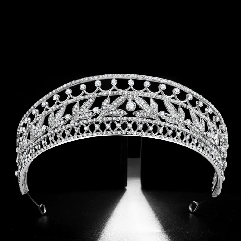 casamento, com zircônia cúbica, para desfile, tiara para noiva