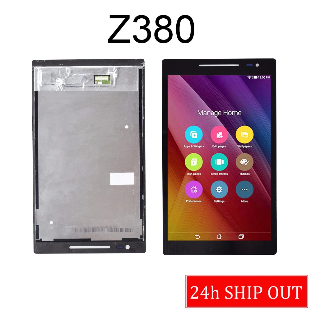 Оригинальный ЖК-дисплей для Asus Zenpad 8 0 Z380 Z380KL Z380CX Z380C Z380M кодирующий