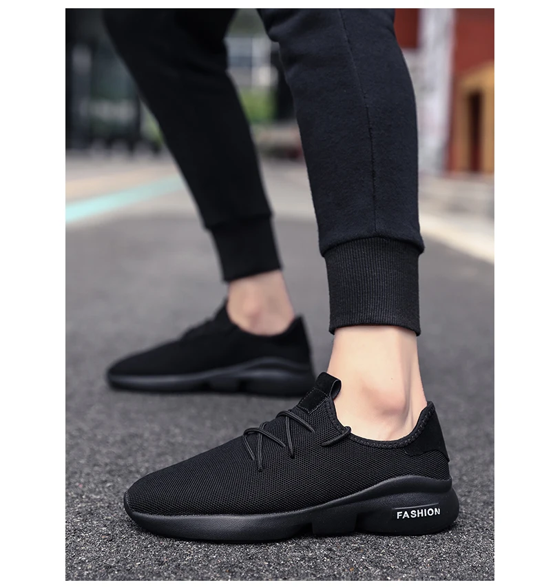 Big Size 47 Zapatillas New Breathable Fabric Men Tennis Shoes Soft Comfortable Brand Sneaker Male Stable Non-slip Trainers