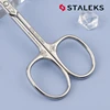 1pc STALEKS SX-31-1z Stainless Steel Dead Skin Olecranon Scissors Eyebrow Scissors Magnolia Pattern Exfoliating Makeup Tools 4