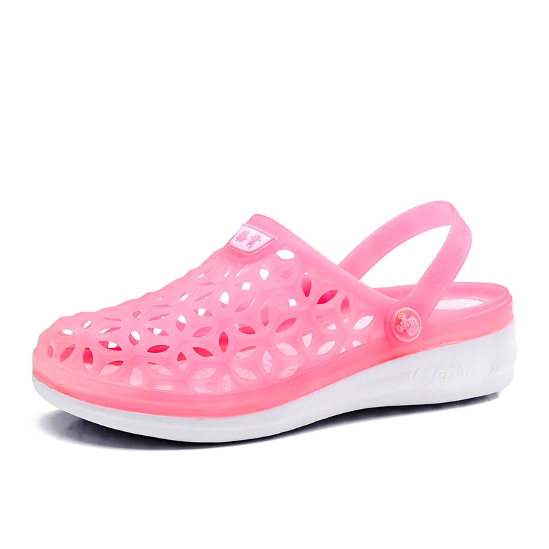 

Newbeads Women's Garden Shoes Crocks Sandals Beach Outdoor Summer Flat Sandals Slippers Hole Shoes Bird's Nest Thick Bottom