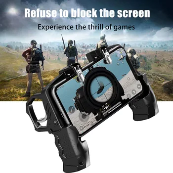 

2020 New Mobile Phone Game Shooter Trigger Fire Button Metal Phone Gamepad Joystick PUGB Helper