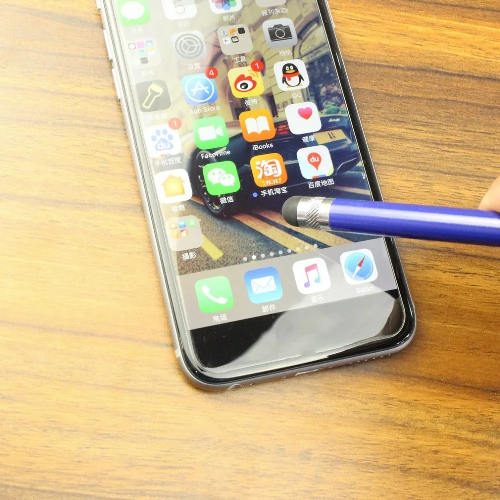 Портативный размер двойного назначения Mutilfuctional сенсорный экран ручка емкостный стилус подходит для планшетов для мобильных телефонов iPad
