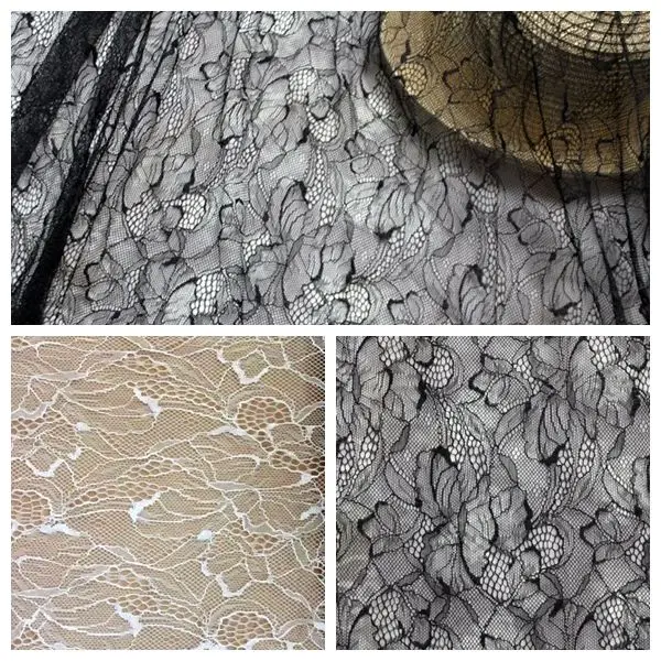 2 метра вышивка черно-белая сетчатая ткань точечная сетчатая ткань, платье, свадебный фон, одежда нижняя рубашка Ткань Текстиль