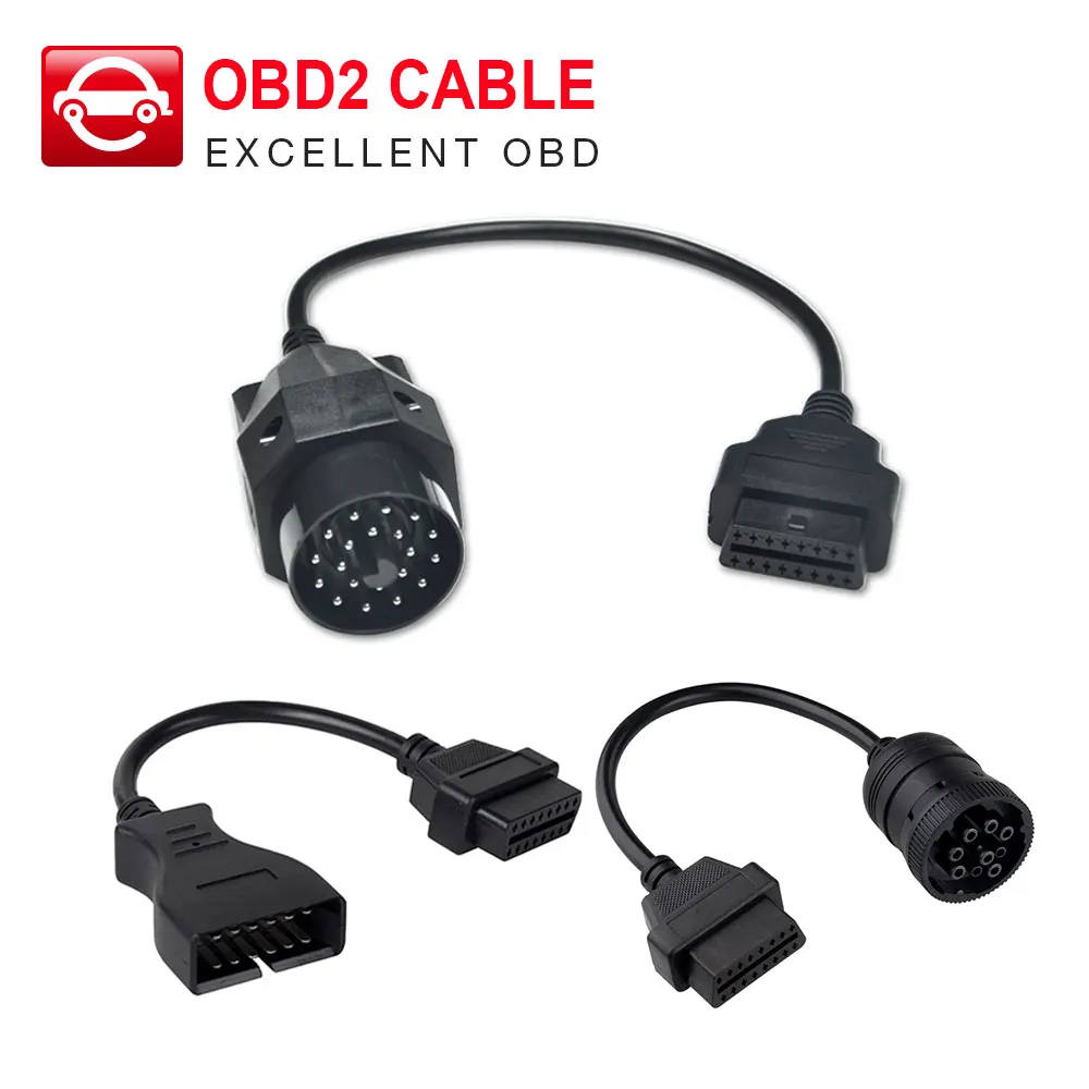 Удлинительные кабели OBD для bmw 20 pin к OBD2 16pin гнездовой разъем gm 12 Pin Deutsch J1939 9