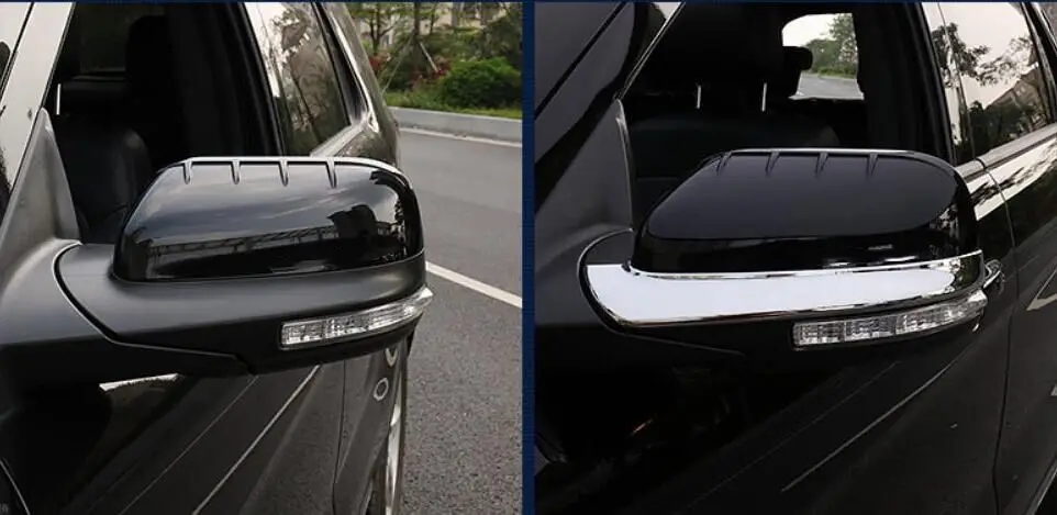 For Ford Explorer Sport 2016 2017 ABS Chrome Car-styling Mirror Rubbing Strip Rearview Decoration Frame Cover 2pcs | Автомобили и