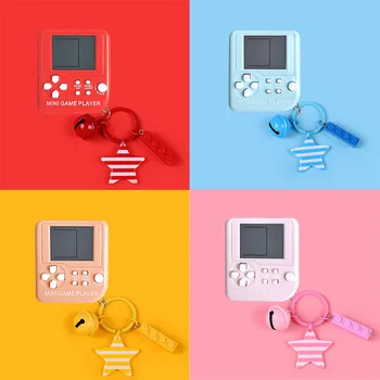 

Mini game player Macaron Tumbler led toys tamagochi Electronic Machine Digital Retro Cyber Toy Handheld Game for kids boy