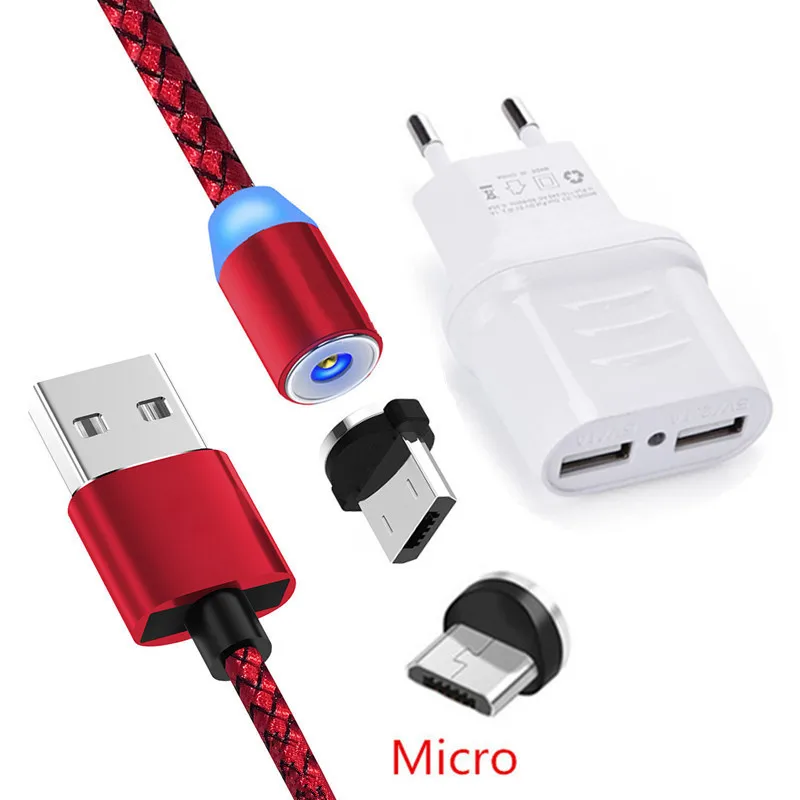 

Magnetic Micro USB Charge Cable Honor 8A 8X Meizu V8 M6 M5S QC 3.0 Fast charger For Samsung A7 J2 A6 Asus Zenfone 3 Max ZC520TL