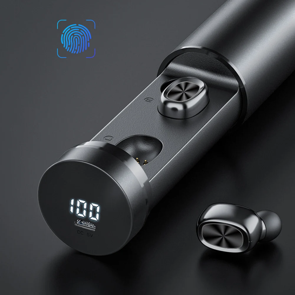 B9 TWS Wireless Earphone Headphones 8D HIFI Bluetooth 5 0 Sport MIC Earbuds LED Display Gaming Music Headset For phones