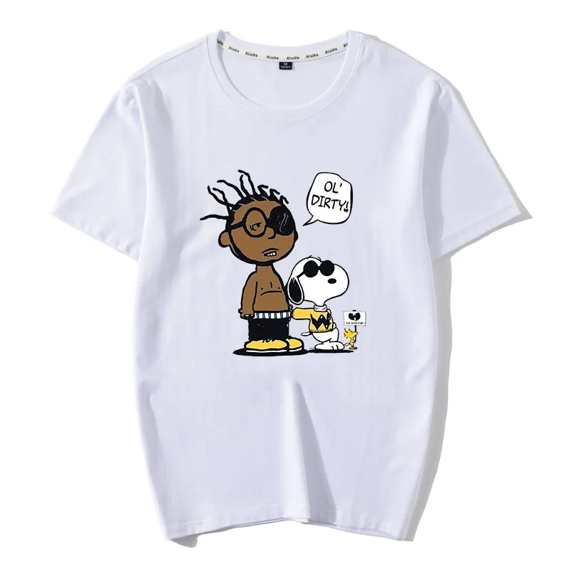 Новинка хлопок Ol' Dirty Bastard Мужская футболка вдохновение Лето Wu Tang clan ODB рубашка wu одежда футболка Эстетическая уличная одежда топы