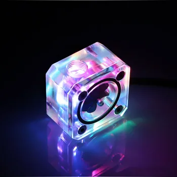 

Computer water cooled flow meter water flow meter transparent acrylic version three-way deconstruction
