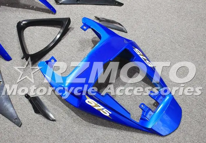 4 подарки инжектор ABS мотоцикл обтекатели комплект подходит для Triumph Daytona 675R 675 2006 2007 2008 06 07 08 Пользовательские синий глянцевый