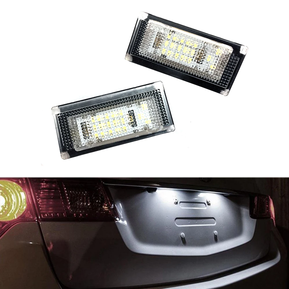 

2pcs 12V Car LED Number License Plate Light Car Signal Lamp For BMW Mini R50 R52 R53 Cooper S