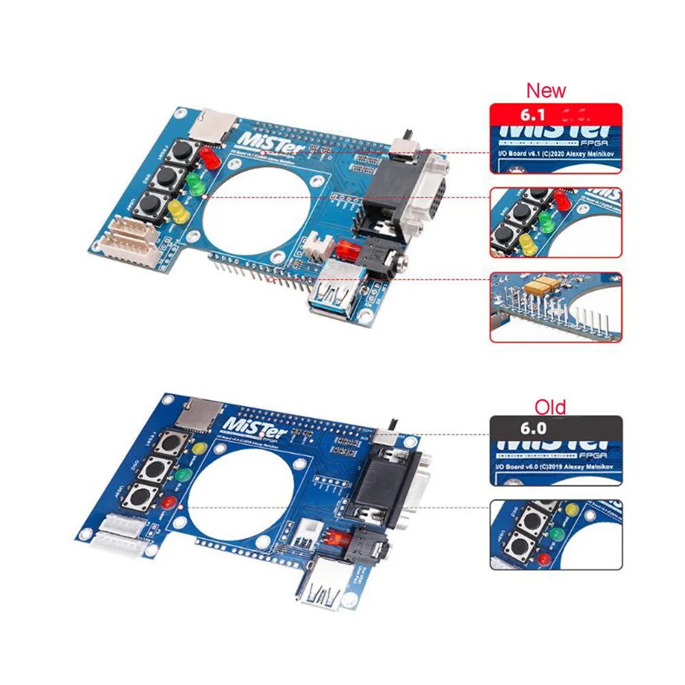 Extensora de Eixo Manual para mr Usb de Solda io para Terasic Placa Fpga Portas De10 Nano 7 Usb - Image 3